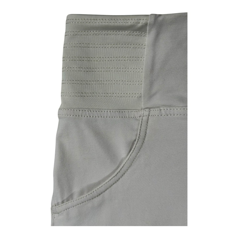 Freddy Italian Crop Cream Pants Limited Spandex Edition High Waist Zip Side US 6 - Picture 4 of 16